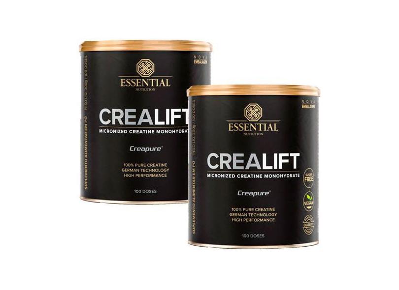 Kit 2X Crealift - Creatina Creapure - 300G Cada - Essential Nutrition