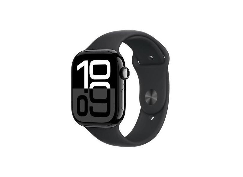 Apple Watch Series 10 GPS + Cellular  Caixa preta brilhante de alumíni