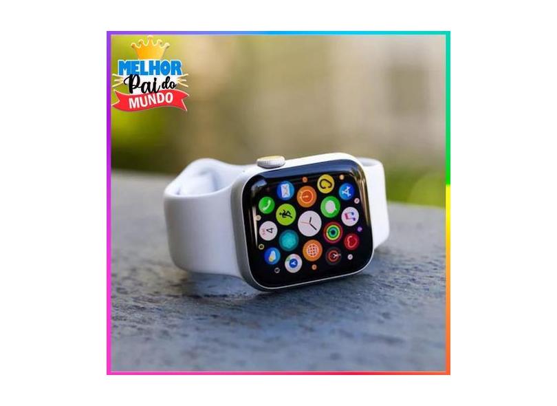 Relógio Smartwatch SE Presente para o melhor Pai Serie 9 Branco pro re