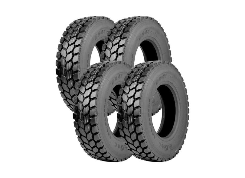 Jogo 4 Pneus DRC Aro 22.5 D941 295/80R22.5 152/149L 18 Lonas