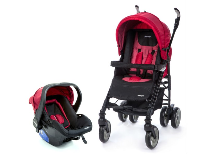 Carrinho de Bebê Travel System com Bebê Conforto Infanti Perugia