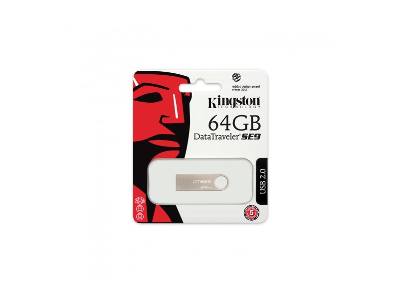 Pen Drive Kingston Data Traveler 64GB USB 2.0 DTSE9H