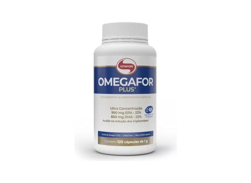Omegafor Plus Epa Omegafor Plus Em Pote 120 Caps - Vitafor