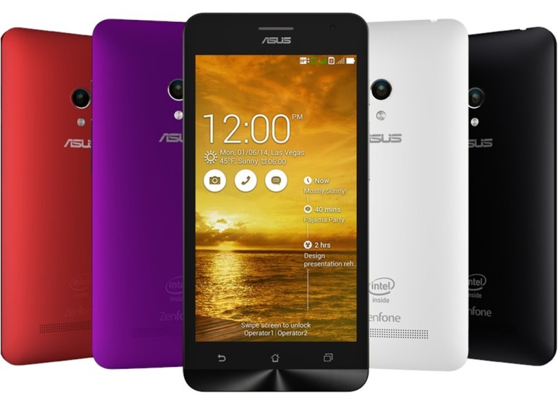 Smartphone Asus ZenFone 6 A600CG Câmera 13,0 MP 2 Chips 16GB Android 4.3 (Jelly Bean) 3G Wi-Fi