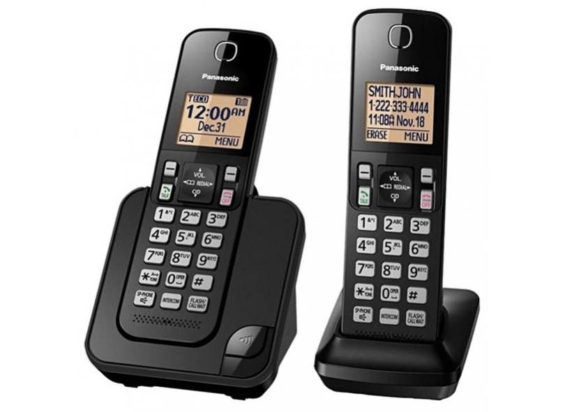 Telefone sem Fio Panasonic com 1 Ramal KX-TGC352