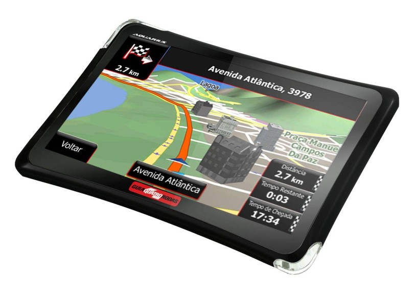 GPS Automotivo Aquarius Guia Quatro Rodas MTC4374 4.3 "