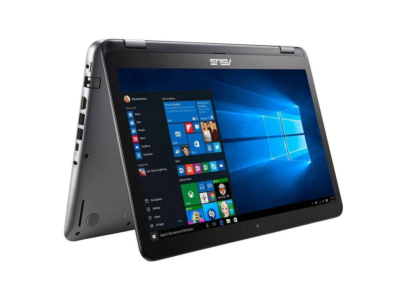Notebook Conversível Asus VivoBook Intel Core i7 8550U 8ª Geração 16 GB de RAM 500.0 GB 15.6 " Touchscreen GeForce 940MX Windows 10 TP510