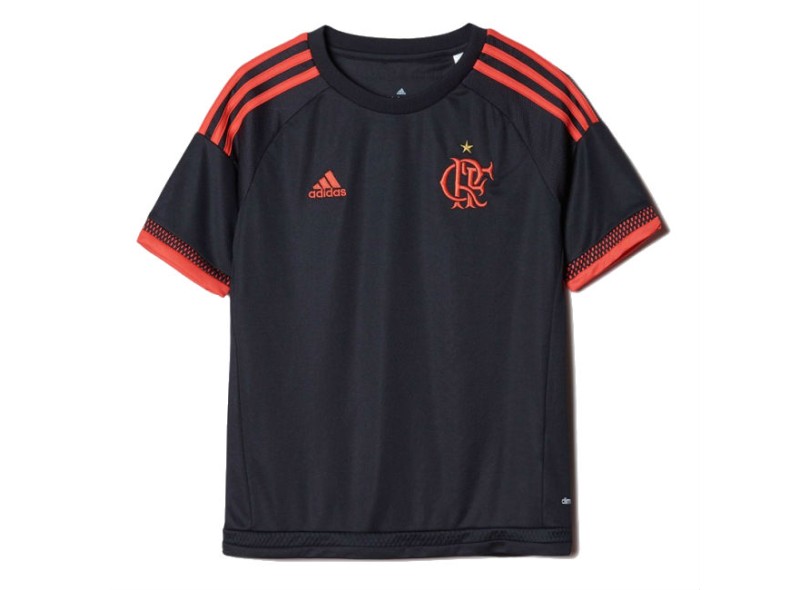 Camisa Infantil Flamengo III 2016 sem número Adidas