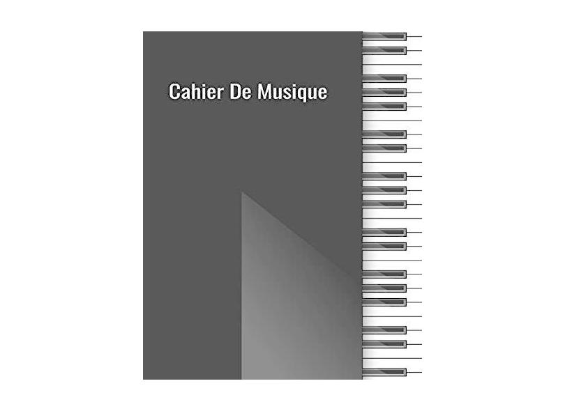 Cahier de Musique: Cahier de partitions - Papier manuscrit - 12 portées par page, 60 pages, 20,32 x 25,4 cm / Piano / Flûte à bec / guitare / violon.