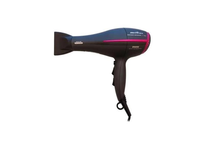 Secador De Cabelo - Preto - 2100W - Britania Psc14cz - Bivolt