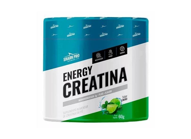 Creatina Energy Sabor Limao 60g Shark Pro