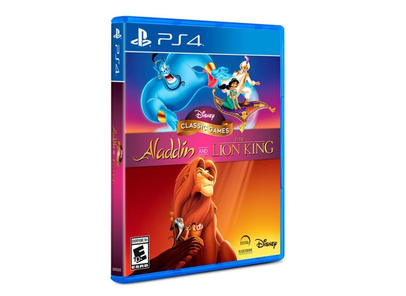 Jogo Disney Classic Games: Aladdin E O Rei Leão Disney - PlayStation 4 :  : Games e Consoles