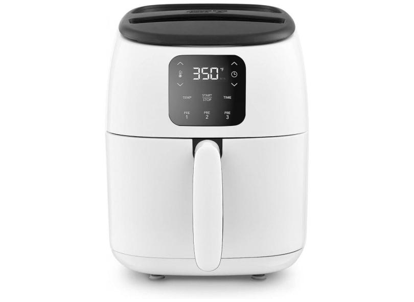 Fritadeira Elétrica AirFryer Digital, Capacidade 2.4L, 1000W 110V, DASH DCAF260GBWH02, Branco