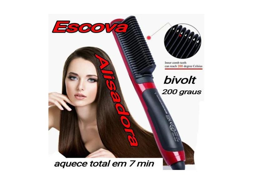 Escova Secadora Alisa o cabelo 275 graus - ST, garantia:3 meses, marca