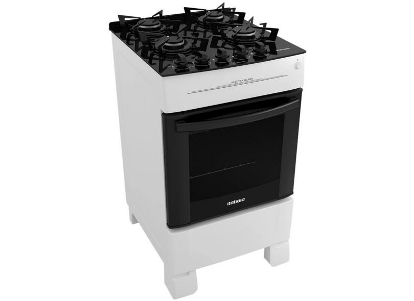 Fogão de Piso Itatiaia Electra Glass 4 Bocas Acendimento Automático com o Melhor Preço é no Zoom