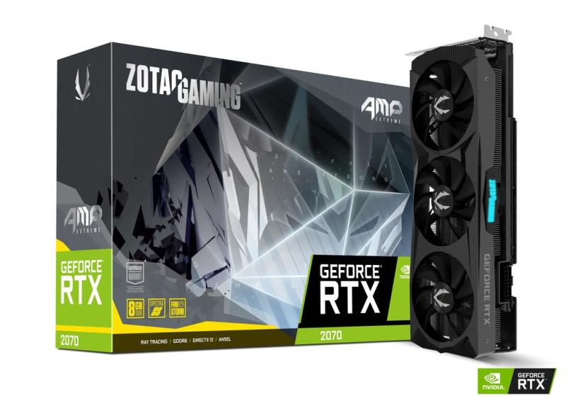 Placa de Video NVIDIA GeForce RTX 2070 8 GB GDDR6 256 Bits Zotac ZT-T20700B-10P