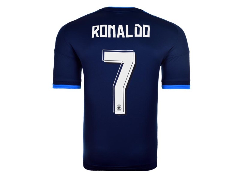 Camisa Torcedor Real Madrid III 2015/16 com Número Adidas