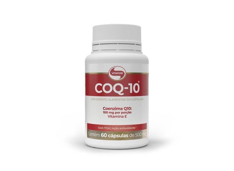 Coenzima Q10 - Coq10 60 Caps - 100Mg Por Porção - Vitafor