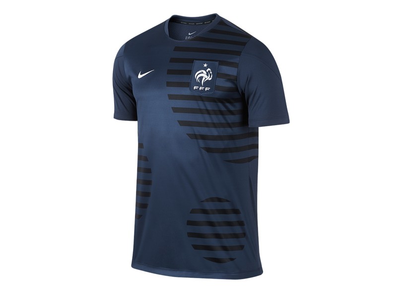 Camisa Treino França Pre Match 2014 Nike