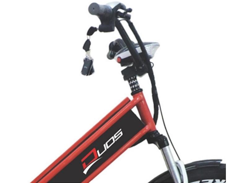 Bicicleta Elétrica Duos Bikes Aro 26 Suspensão Dianteira Freio a Disco Mecânico Confort Full