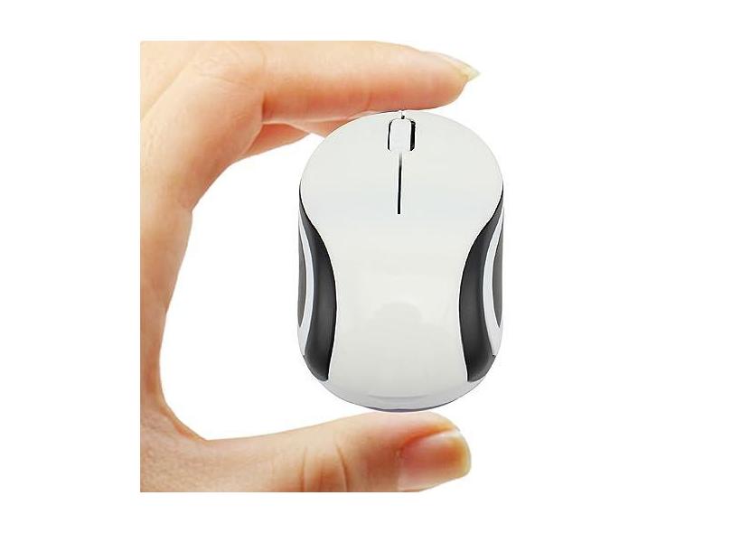 Mouse sem fio fofo mini mouse de computador para laptop, bolso pequeno, portátil, compacto, viagem, USB, mouse óptico, 3 botões, 1000 DPI, mouse sem fio para PC, notebook, MacBook, crianças, meninas,