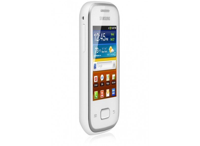 Smartphone Samsung Galaxy Pocket Plus GT-S5301 Câmera 2,0 Megapixels Desbloqueado 4 GB Android 4.0 (Ice Cream Sandwich) 3G Wi-Fi