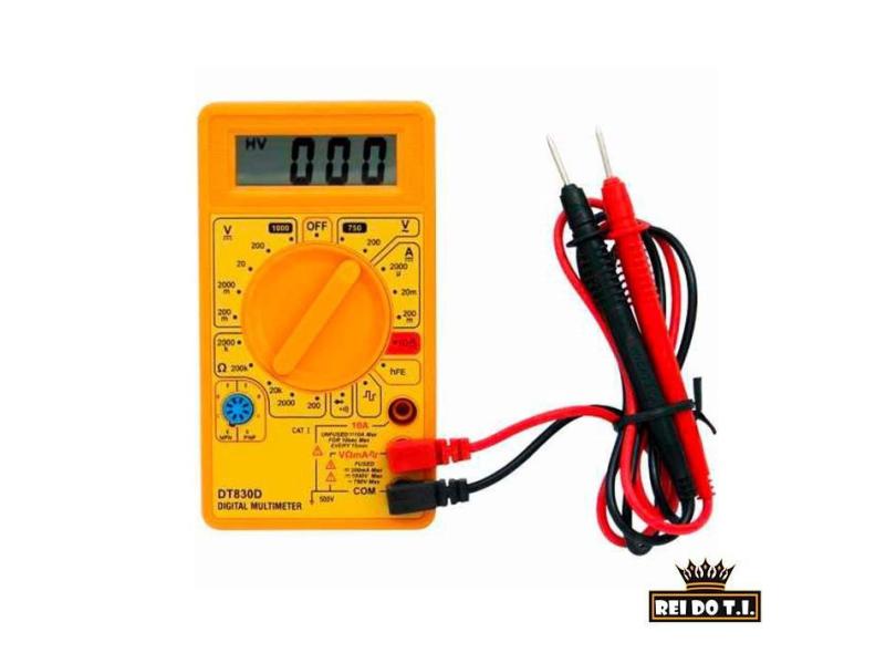 Multímetro Digital Com Cabo De Multiteste Testador Xt-573 com o Melhor ...