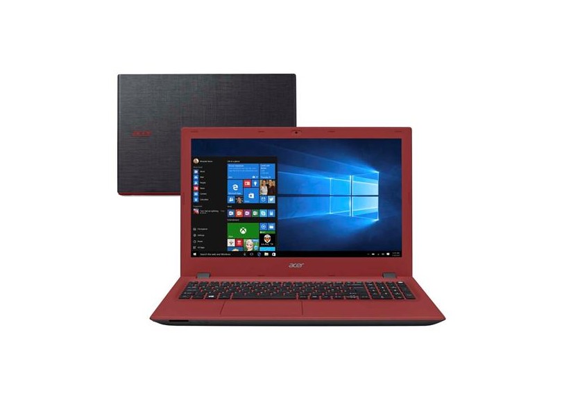 Notebook Acer Aspire E Intel Core i3 5015U 4 GB de RAM HD 500 GB LED 15.6 " Windows 10 E5-573-36M9