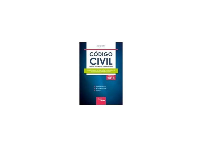 Código Civil 2019 - Mini - Jair Lot Vieira - 9788552100591