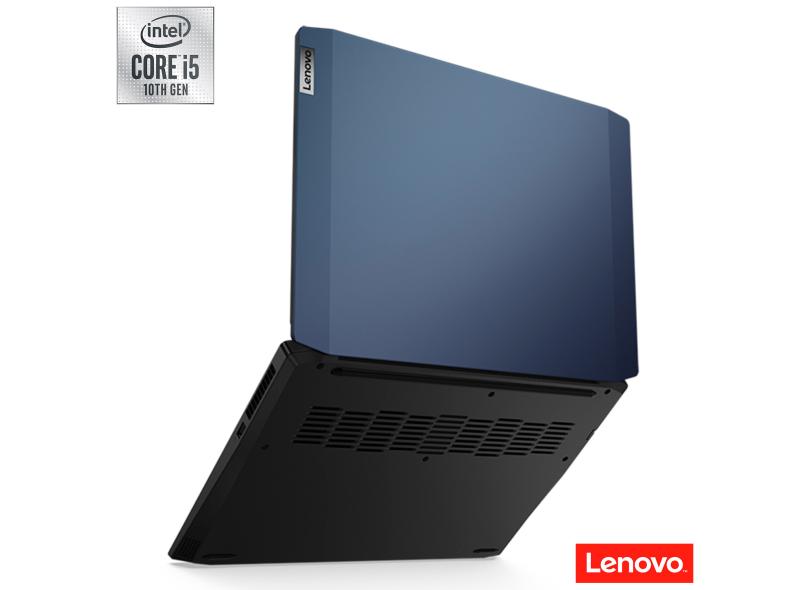 Notebook Gamer Lenovo IdeaPad 3i Intel Core i5 10300H 10ª Geração 8.0 GB de RAM 256.0 GB 15.6 " Full GeForce GTX 1650 Windows 10 82CG0002BR