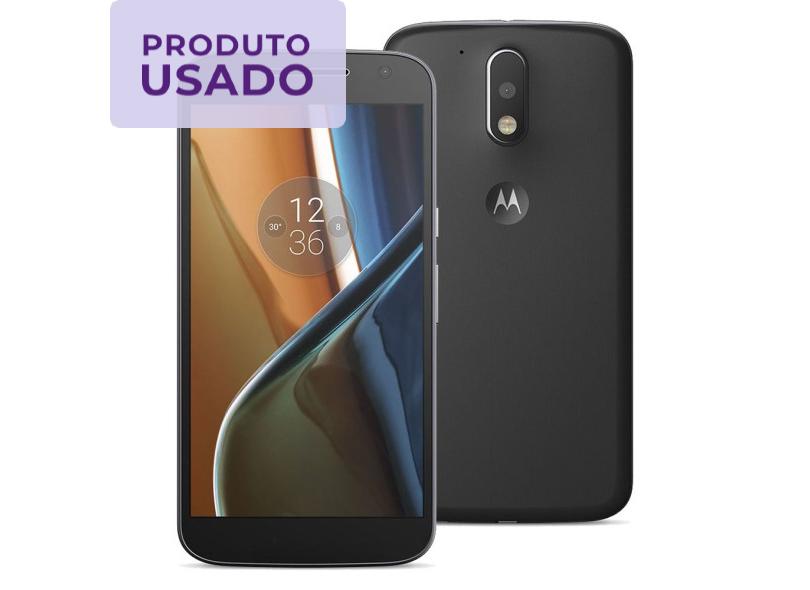 Smartphone Motorola Moto G G4 DTV Usado 16GB 13.0 MP em Promoção é