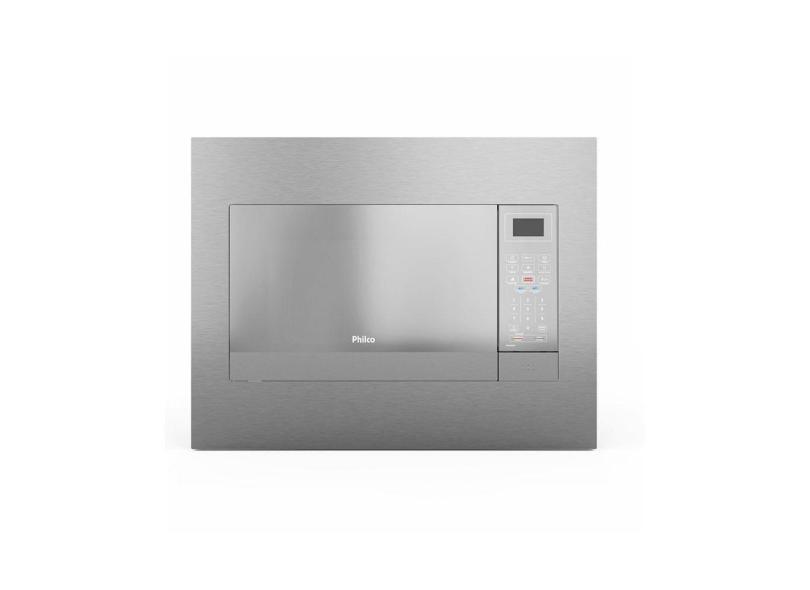 Micro-ondas De Embutir 26 Litros Philco Pmb26ieb Prata 127v
