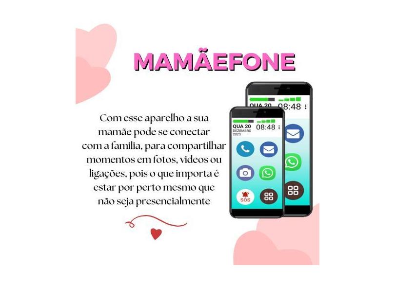 Lançamento smartphone ideal para mamãe 32gb zap zap - positivo