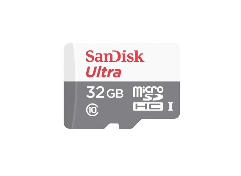 Cartão de Memória Micro SDHC com Adaptador SanDisk Ultra 32 GB SDSQUNB-032G