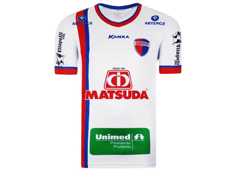 Camisa Torcedor Grêmio Prudente III 2016 com Número Kanxa