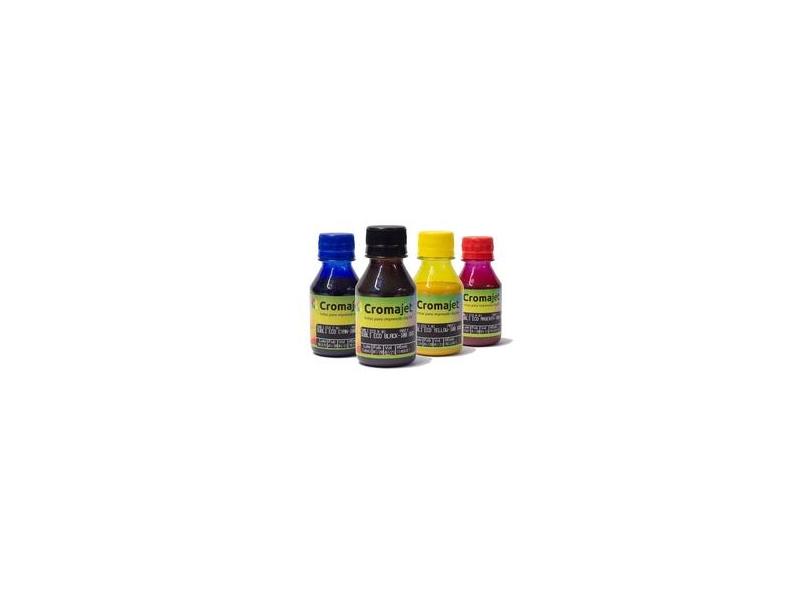 Kit 4 Tintas Sublimáticas para Epson L606 EcoTank CMYK 100g Cromajet ...