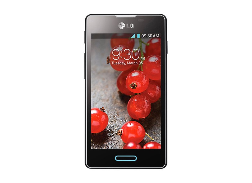 Smartphone LG Optimus L5 II E450 Câmera 5,0 MP Desbloqueado 4 GB Android 4.1 (Jelly Bean) 3G Wi-Fi
