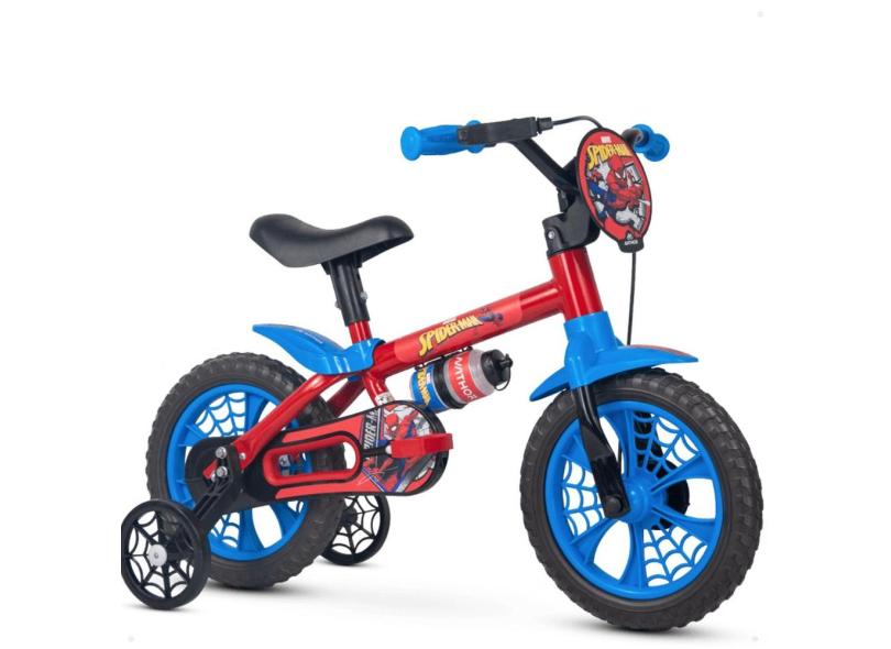 Bicicleta Masculins Aro 12 Marca Nathor Modelo Spider-Man