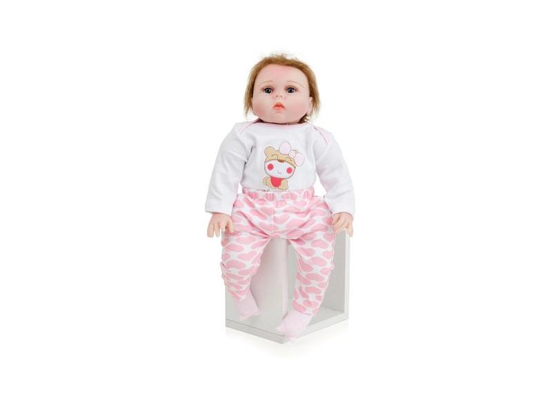 Boneca Reborn Bebê Neném Realista Menina Real 12 Itens 55cm em Promoção é  no Bondfaro