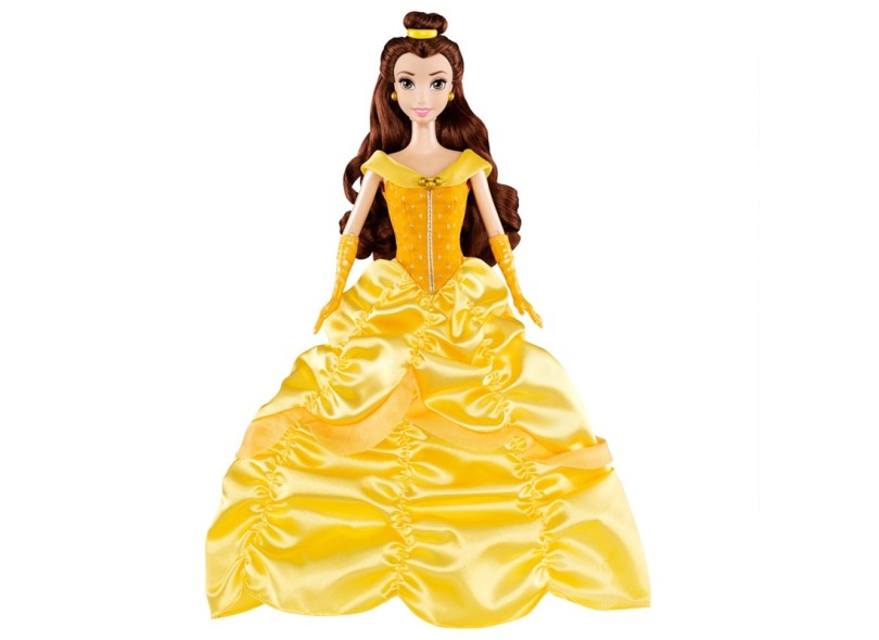 Boneca Princesas Disney Bela BDJ26 Mattel