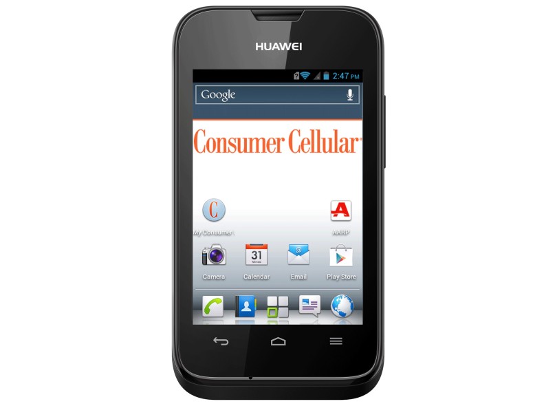 Smartphone Huawei Ascend Y210 Câmera 2,0 MP 2 Chips Android 2.3 (Gingerbread) Wi-Fi 3G