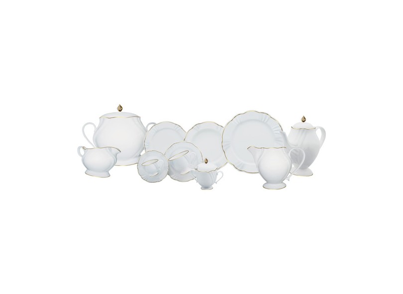 Aparelho de Jantar Porcelanas 42 peças - Oxford Porcelanas Soleil Victoria