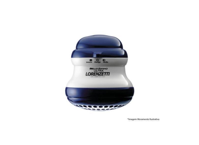Ducha LeC Bello Banho Ultra Cano Azul 5500W 220V - LORENZETTI, 220V