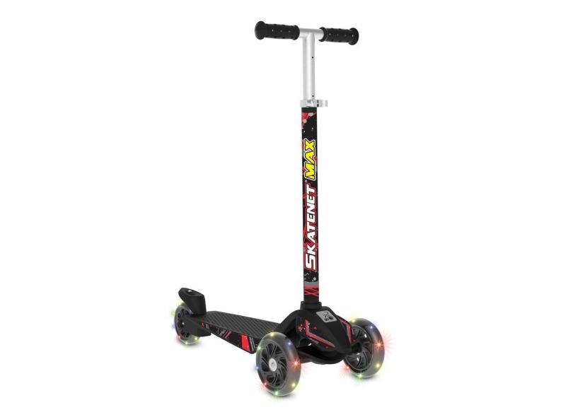 Patinete Skatenet Bandeirante Max Black - Preto