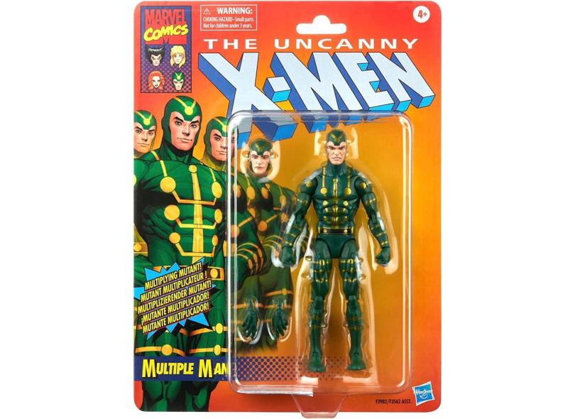 Marvel Legends Multiple Man – 15,2 Cm Actionfigur, X-Men, Mit 6 Zubehörteilen, Retro-Verpackung – Hasbro Sammelfigur