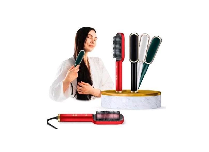 Escova Secadora De Cabelo  Alisa Hidrata Seca Pente Anti Frizz - Beaut