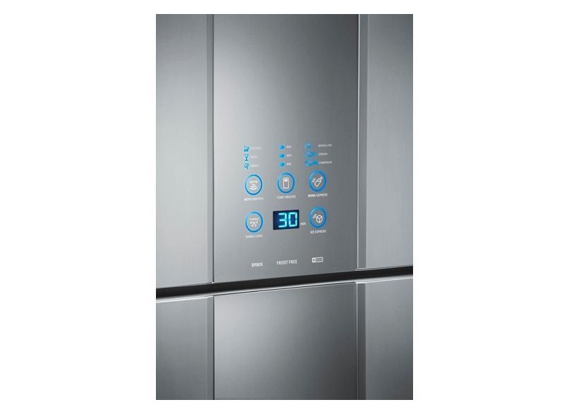 Refrigerador Duplex Frost Free Inox Electrolux DF80X