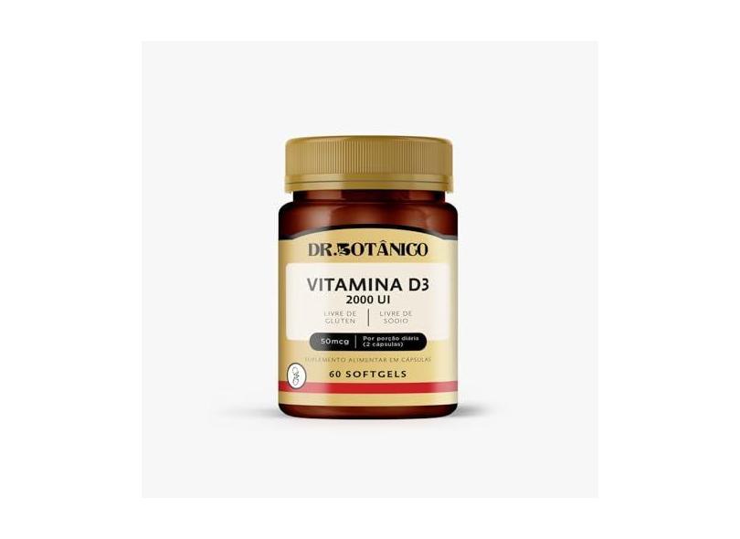 VITAMINA D3 2000MG 60 CAPS - DR. BOTÂNICO