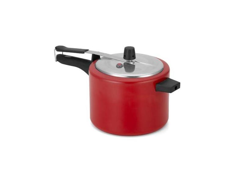 Panela De Pressão 3 Litros Antiaderente Vermelho Alumínio Nacional