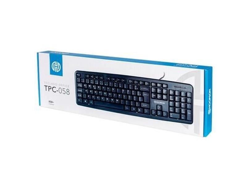 Teclado Usb Hoopson Com Letra Grande Tcp 058g Com O Melhor Preço é No Zoom